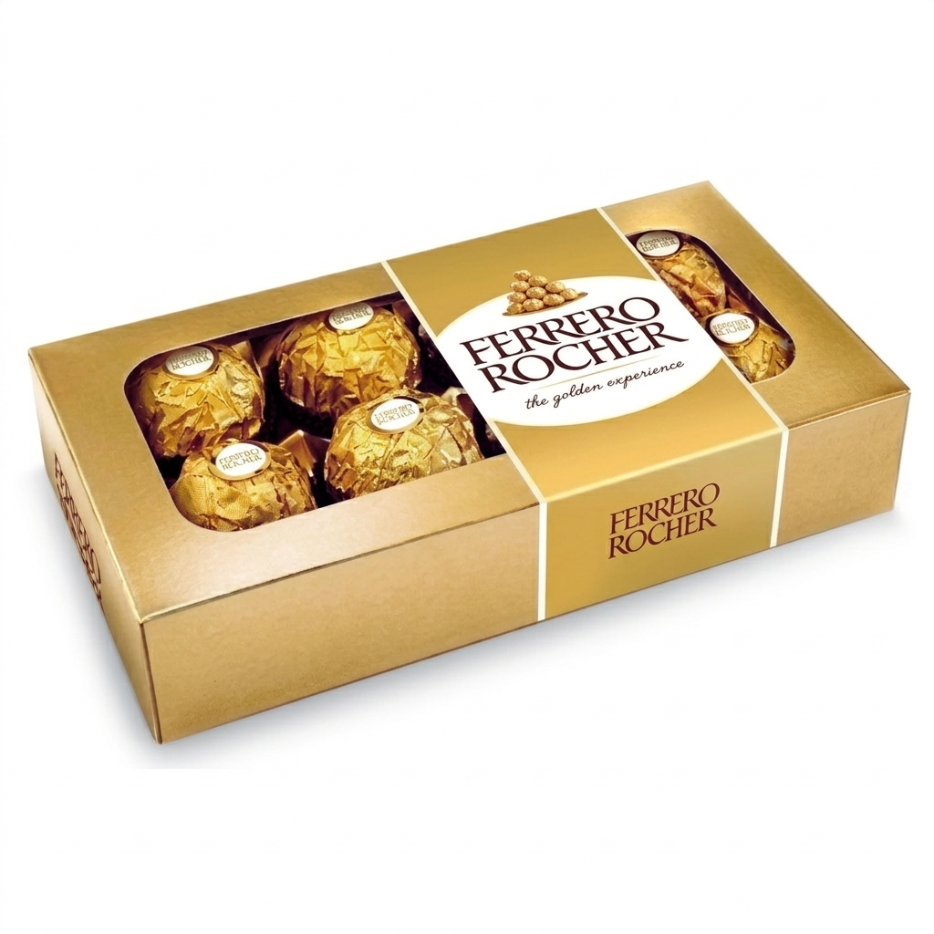 Caixa de Bombons Ferrero Rocher 8 unidades