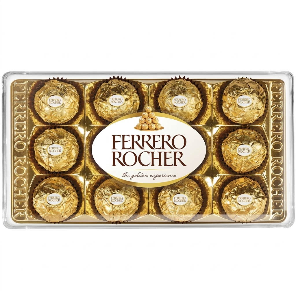 Caixa de Bombons Ferrero Rocher 12 unidades