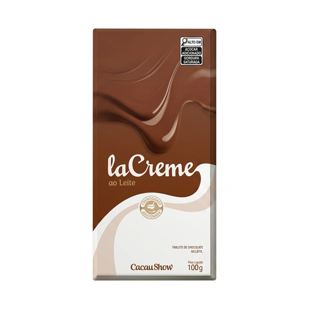Tablete laCreme de Chocolate ao Leite 100g