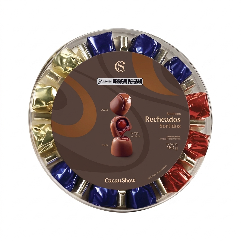 Bombons Cl�ssicos ao Leite Sortidos 160g
